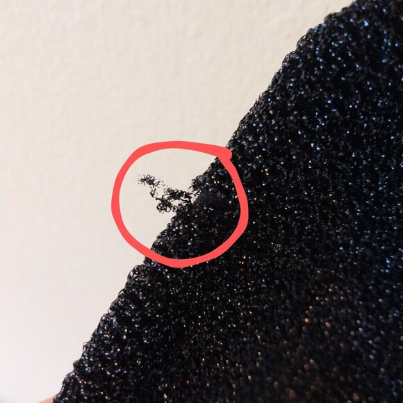 Black Halo Coralia Tie Neck Sparkle Minidress Size 6 - Picture 7 of 7